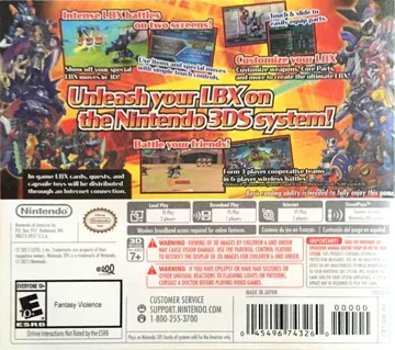 LBX - Little Battlers eXperience (Europe)(En) box cover back